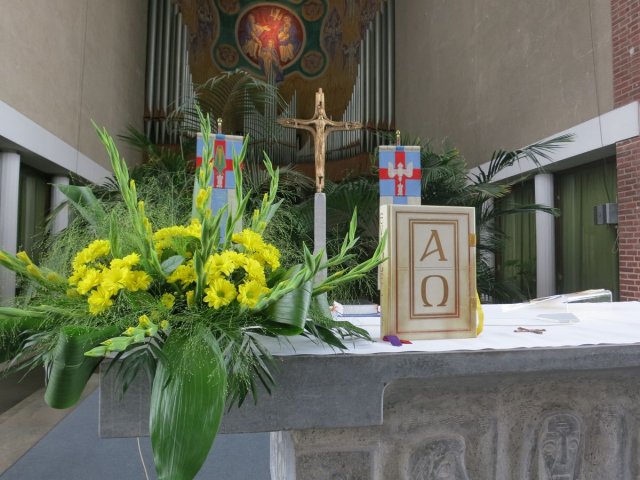 Geschmückter Altar